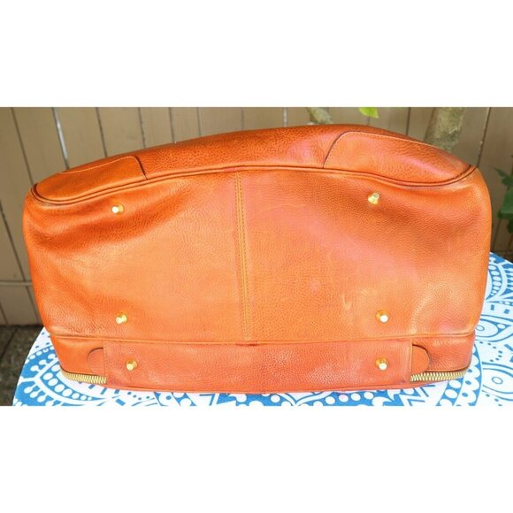 Vintage Tangaroa Terrida Italian Genuine Leather Designer Large Duffle Bag - Picture 8 of 9